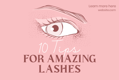Lashes Tips Pinterest Cover Image Preview