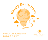 Happy Earth Hour Facebook Post