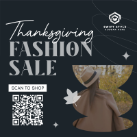 Retail Therapy on Thanksgiving Instagram Post Image Preview