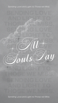 Trendy All Souls Day Greeting Instagram Reel Image Preview