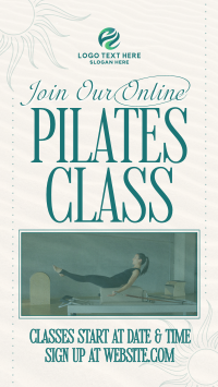 Modern Pilates Session Facebook Story