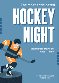 Winter Ice Hockey Flyer