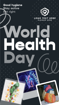 Retro World Health Day Instagram Reel Image Preview