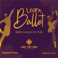 Kids Ballet Lessons Instagram Post