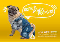 Oopsie Made Poopsie Postcard