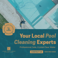 Local Pool Cleaners Linkedin Post Design