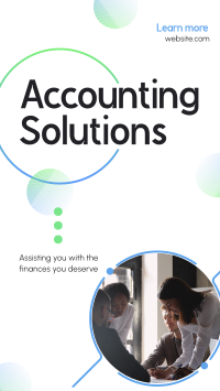 Business Accounting Solutions Facebook Story