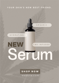 Organic Skin Serum Flyer