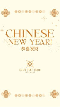 Happy Chinese New Year Facebook Story