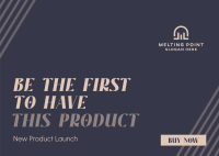 Striked Product Launch Postcard