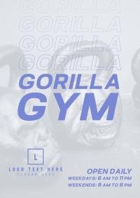 Ape Gym Flyer