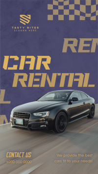 Edgy Car Rental Instagram Story