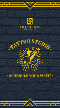 Tattoo Studio Instagram Story example 1