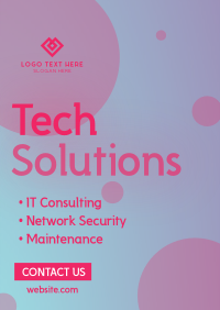 Minimal Circles Tech Service Flyer