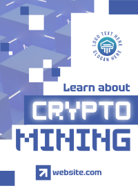 Cryptocurrency Pixel Flyer