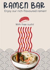 Ramen Bar Poster Design