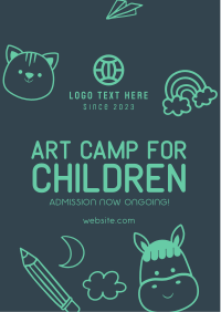 Art Camp for Kids Flyer