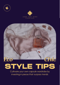 Eco Chic Tips Flyer