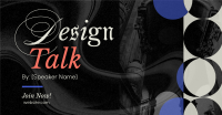 Modern Design Talk Facebook Ad