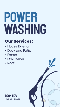 Power Wash Services Facebook Story