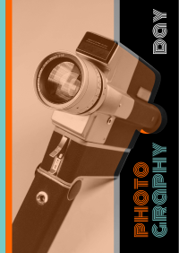 Retro Photography Day Poster