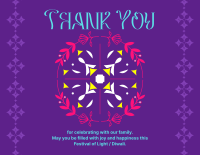 Fest Thank You Card example 1