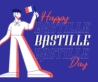 Hey Hey It's Bastille Day Facebook Post