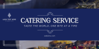 Sophisticated Catering Service Twitter Post