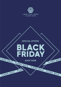 Flash Sale Black Friday Poster