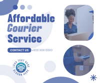 Affordable Courier Service Facebook Post