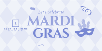 Mardi Gras Celebration Twitter Post