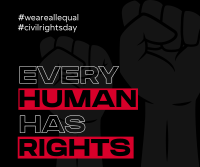 Every Human Has Rights Facebook Post