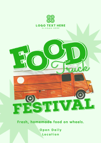 Food Truck  Festival Poster