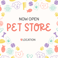 Pet Store Now Open Instagram Post