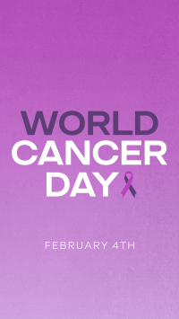 Minimalist World Cancer Day Instagram Reel Image Preview