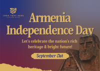 Artsakh Armenia Day Postcard