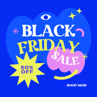 Abstract Black Friday Instagram Post Design