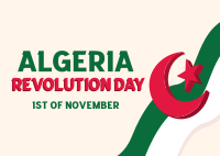 Algeria Revolution Day Postcard