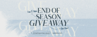 End Season Giveaway Facebook Cover Design