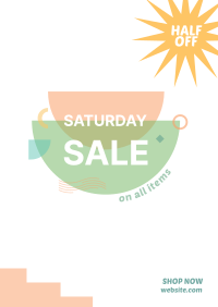 Multicolor Sat Sale Flyer