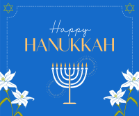 Hanukkah Lilies Facebook Post