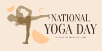 National Yoga Day Twitter Post