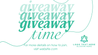 Elegant Giveaway Facebook Event Cover