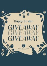 Blessed Easter Giveaway Poster