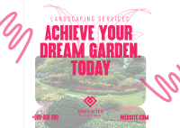 Dream Garden Postcard Image Preview