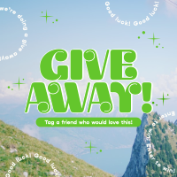 Generic Quirky Giveaway  Instagram Post Design