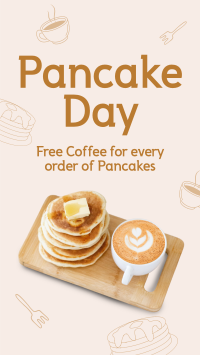 Pancake & Coffee Facebook Story