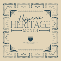 National Hispanic Heritage Month Instagram Post Design