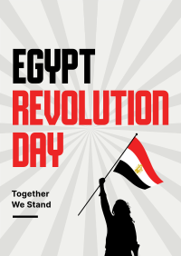 Egypt Revolution Day Poster