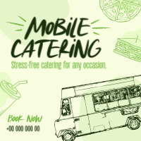 Handdrawn Food Truck Instagram Post